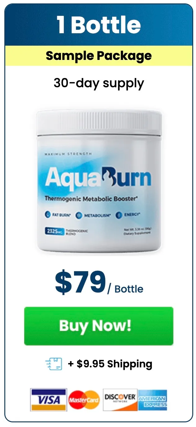 AquaBurn bottle